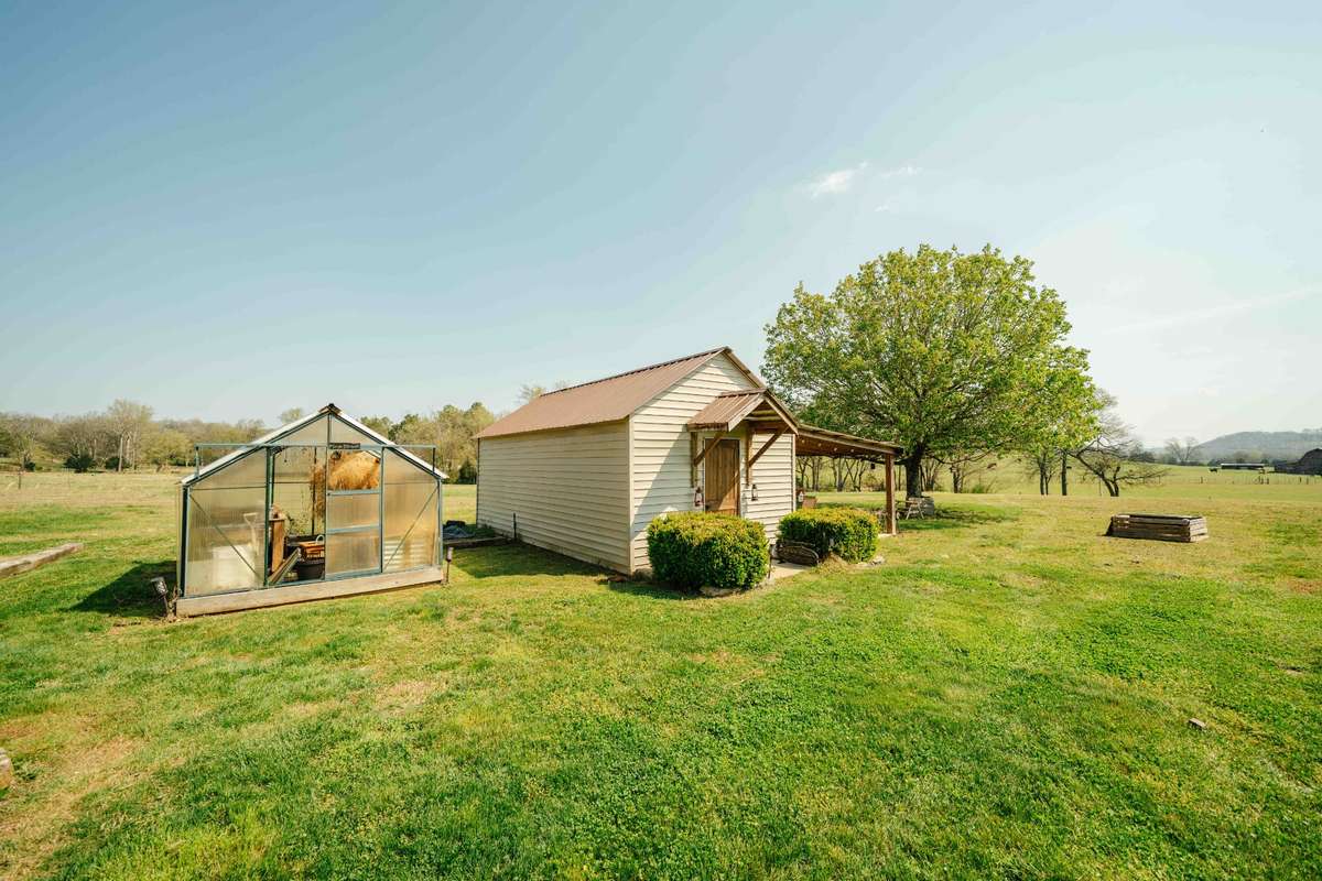 Green House and wood shop