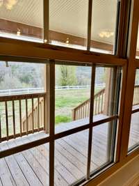 view out the front windows