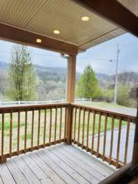 look out your kitchen window to the valley and mountainside