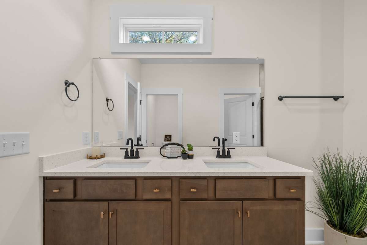 Amazing vanity in the master bathroom