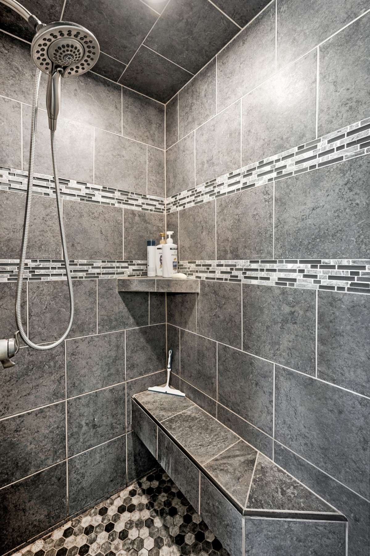 Shower in downstairs bathroom/Laundry Room