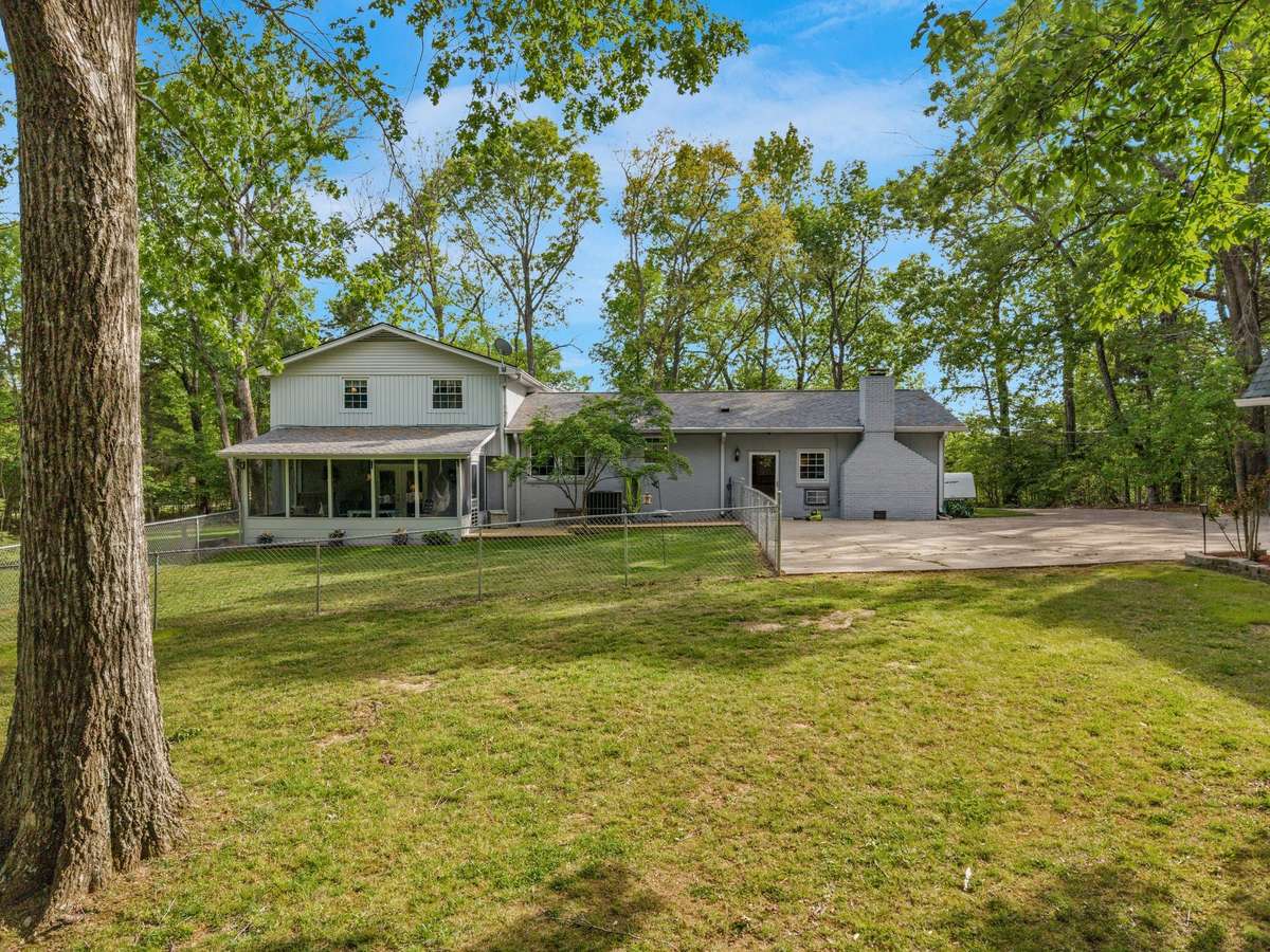 Fenced in yard