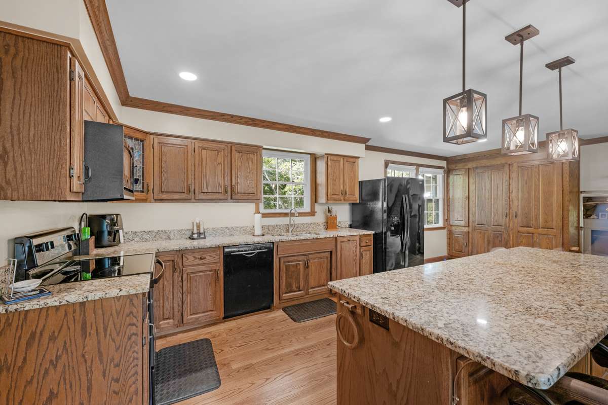 Built in Pantry. Lots of room for everything