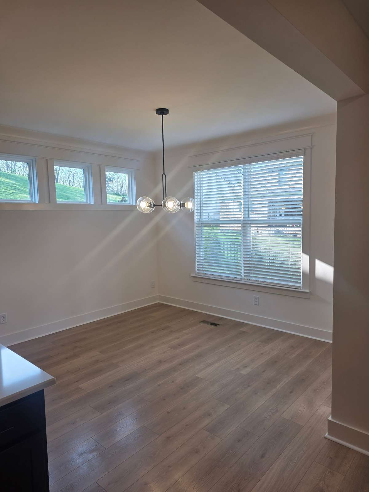 Breakfast nook off kitchen