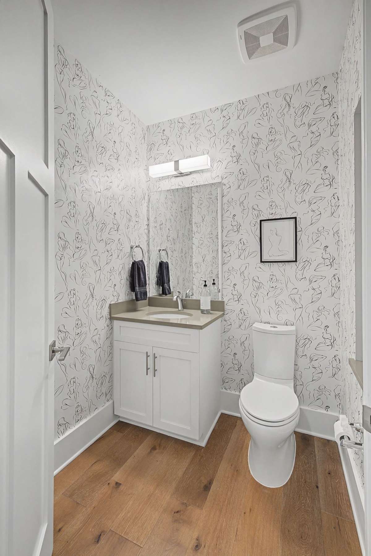 Half Bathroom when you first walk in