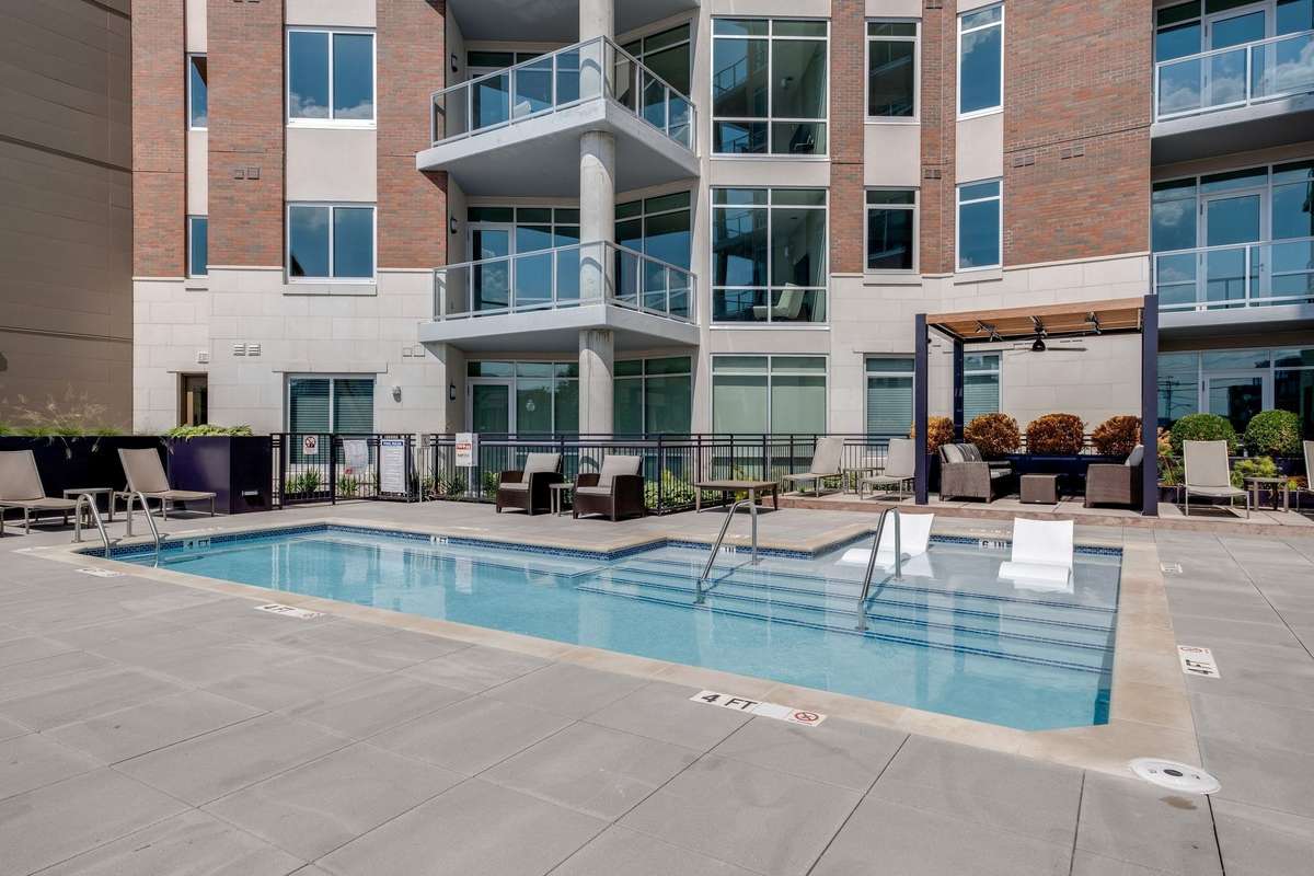 Pool on first floor