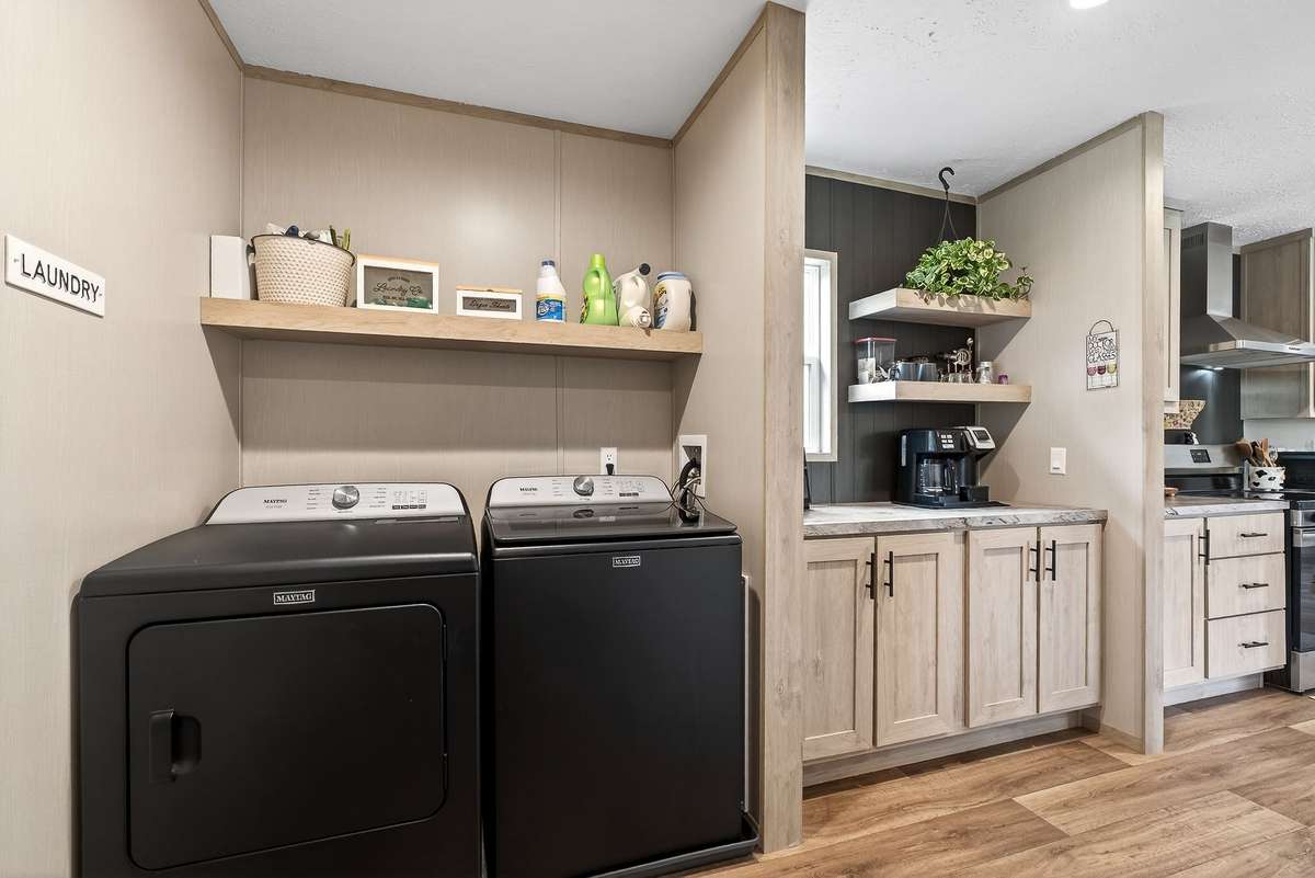 Utility room. There is a large panty/butler's pantry here as well.