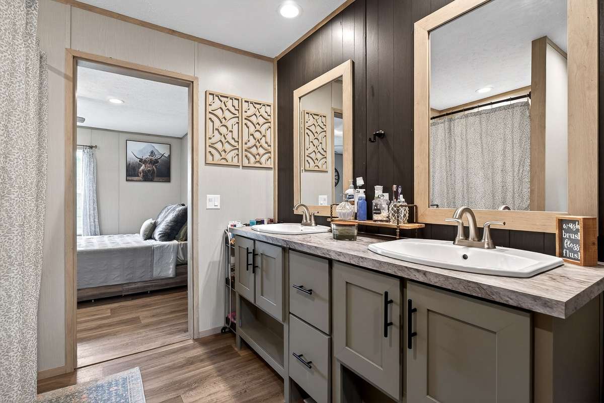 Modern cabinetry with plenty of storage.
