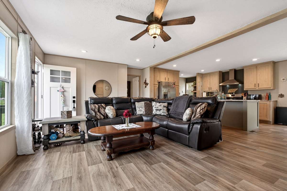 Open-concept floor plan for easy living and entertaining.