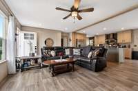 Open-concept floor plan for easy living and entertaining.