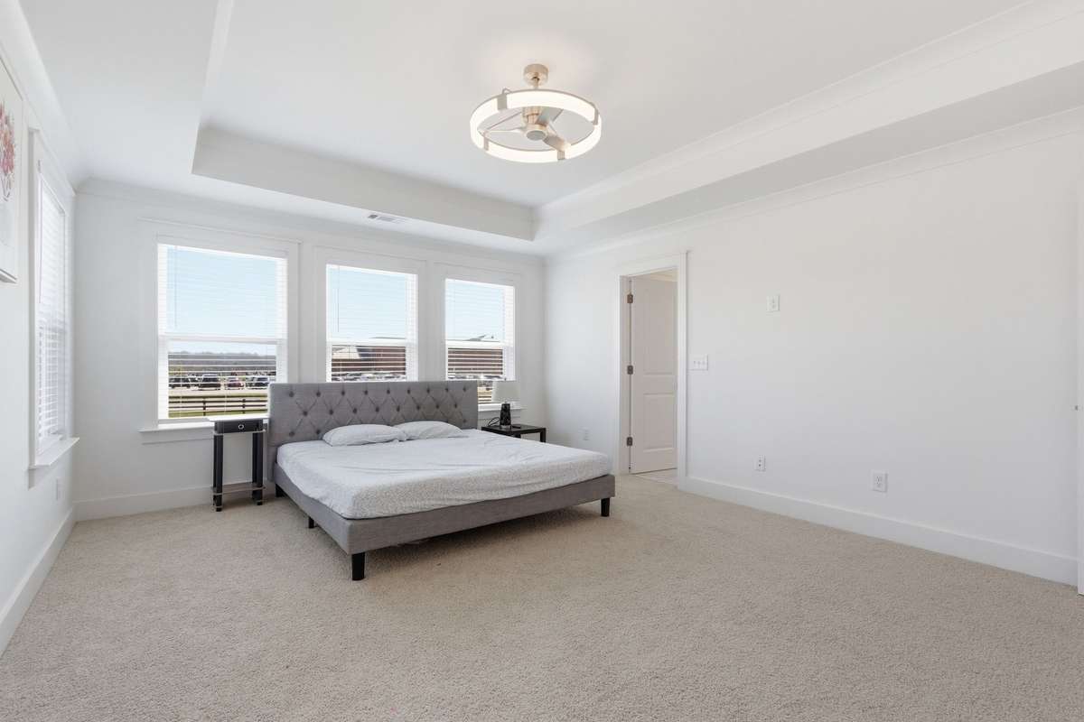 Another view of the expansive primary suite.