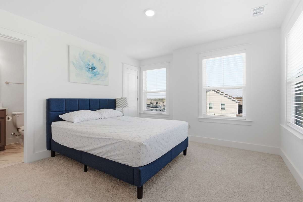 Generously sized secondary bedrooms with great natural light.