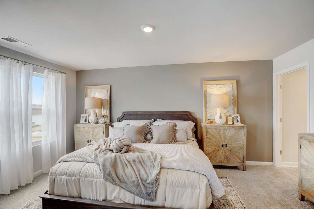 Photos are of our model home.  Some decorator items are not included.