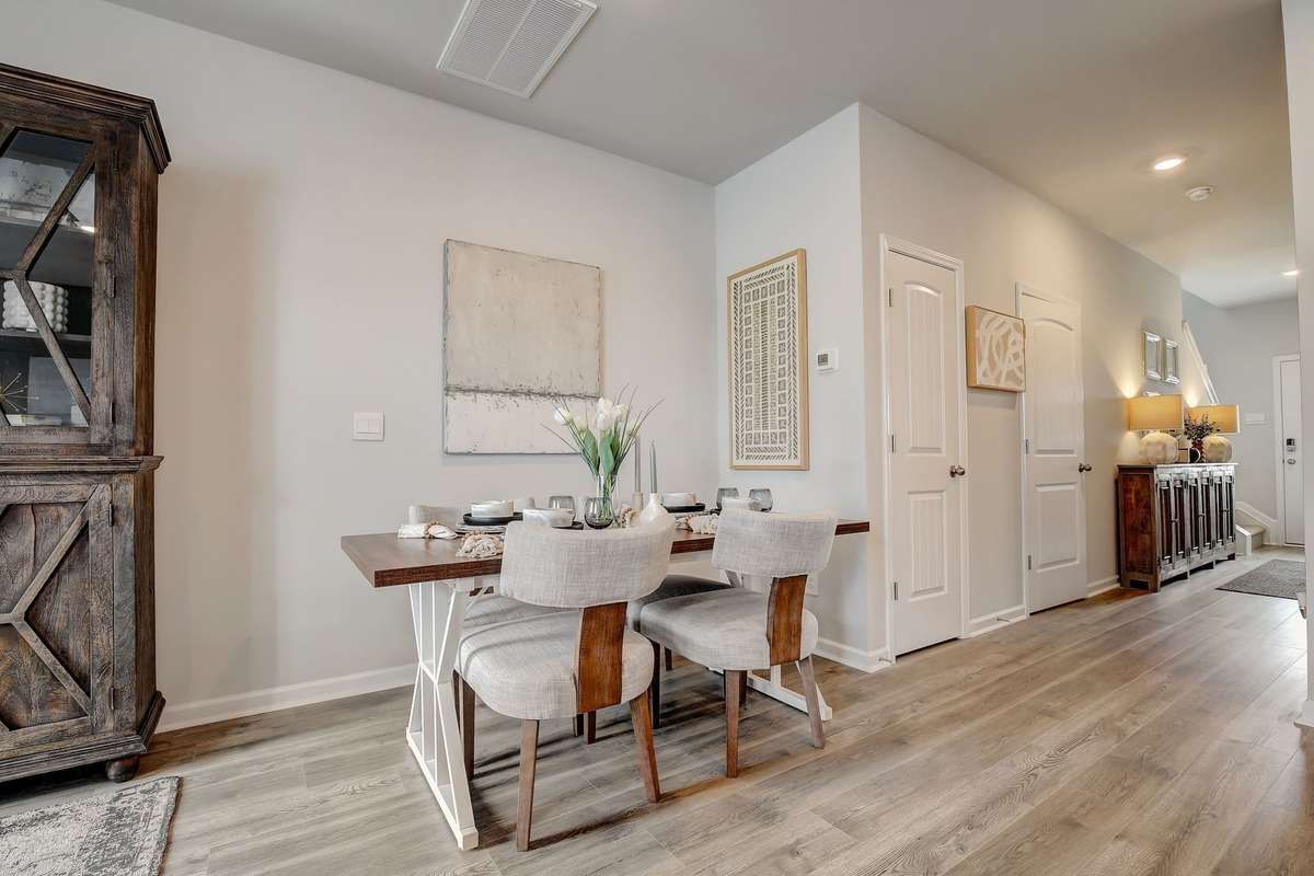 Photos are of our model home.  Some decorator items are not included.