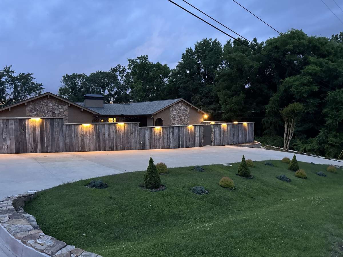 Home at twilight