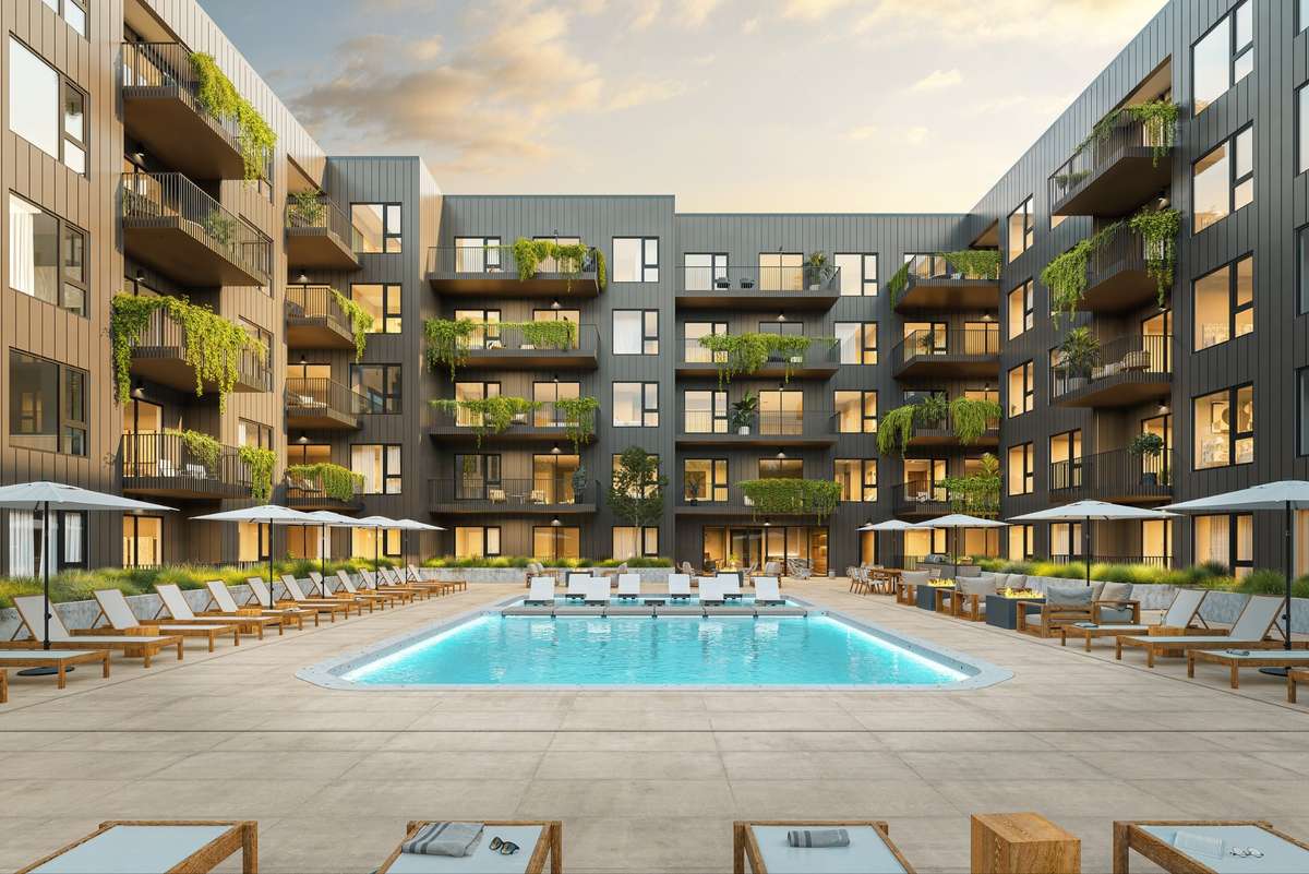 This unit overlooks the pool!