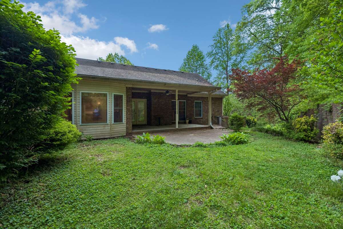Spacious backyard area with 100% privacy.