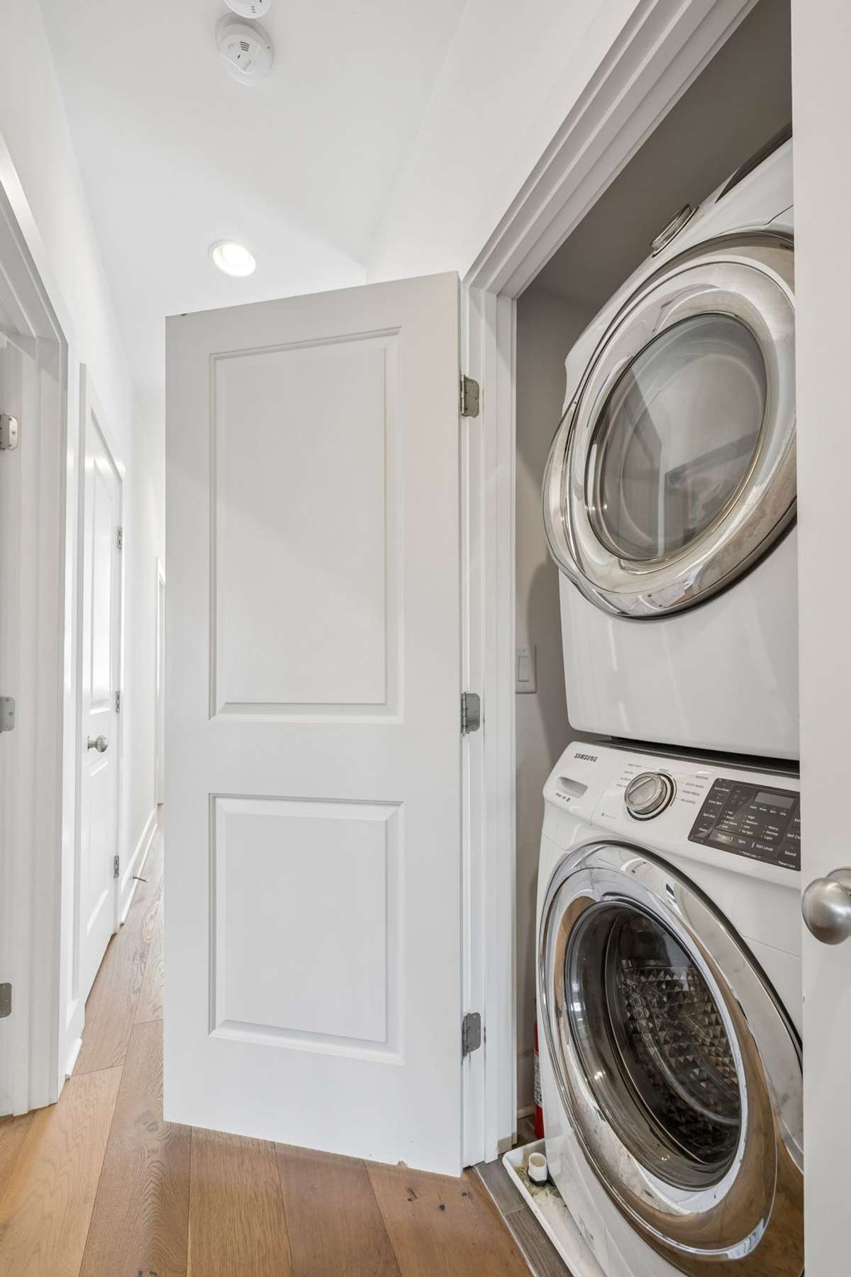 The laundry connection is conveniently located near the bedrooms, making everyday chores easier!