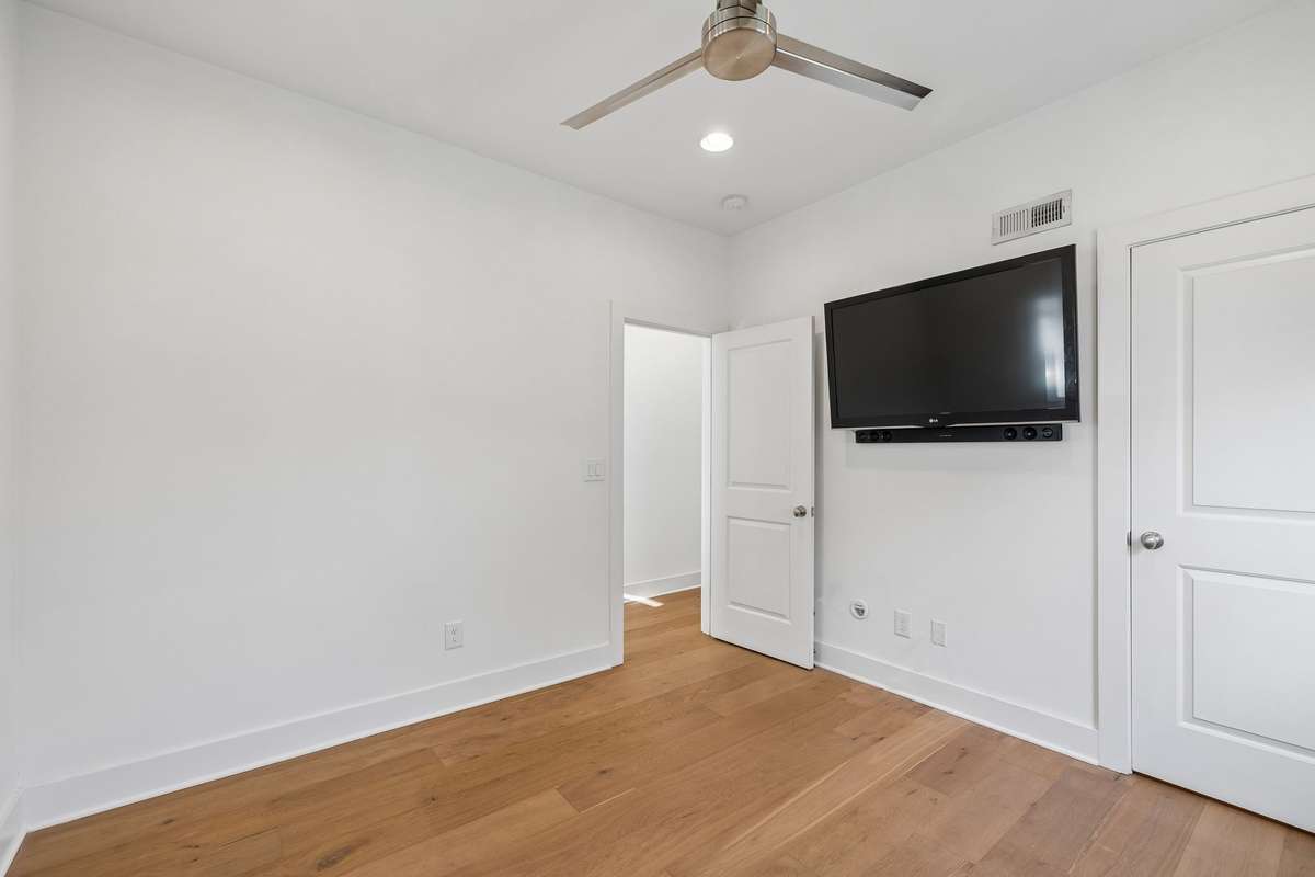 Don't need all three bedrooms? Transform one into a home office or hobby space!