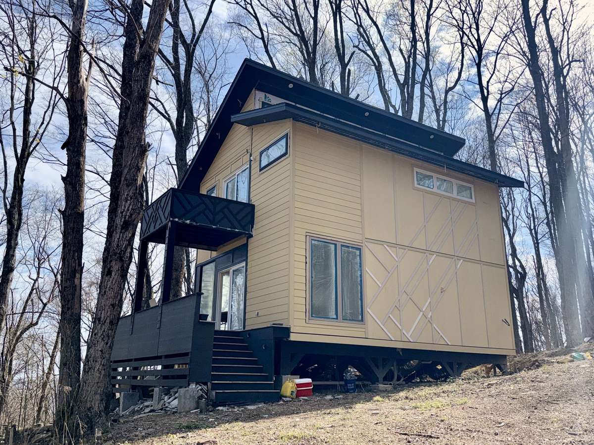 2 BR/2 bath unfinished tiny home.  Perfect for investors or a second home.