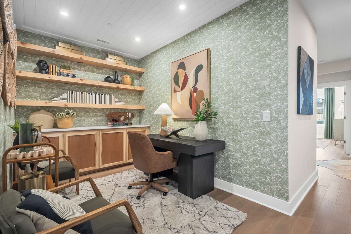 Photos shown are of a model home and are for illustrative purposes only. Features, finishes, colors, and options will vary from the actual home.