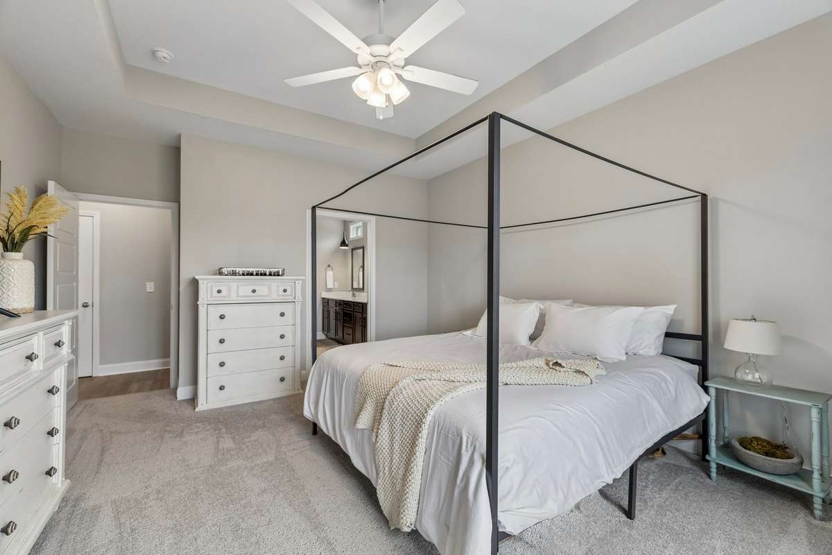 LARGE PRIMARY BEDROOM with HUGE SPA LIKE BATHROOM and WALK IN CLOSET that leads to the laundry room!!! Amazing flow of space...