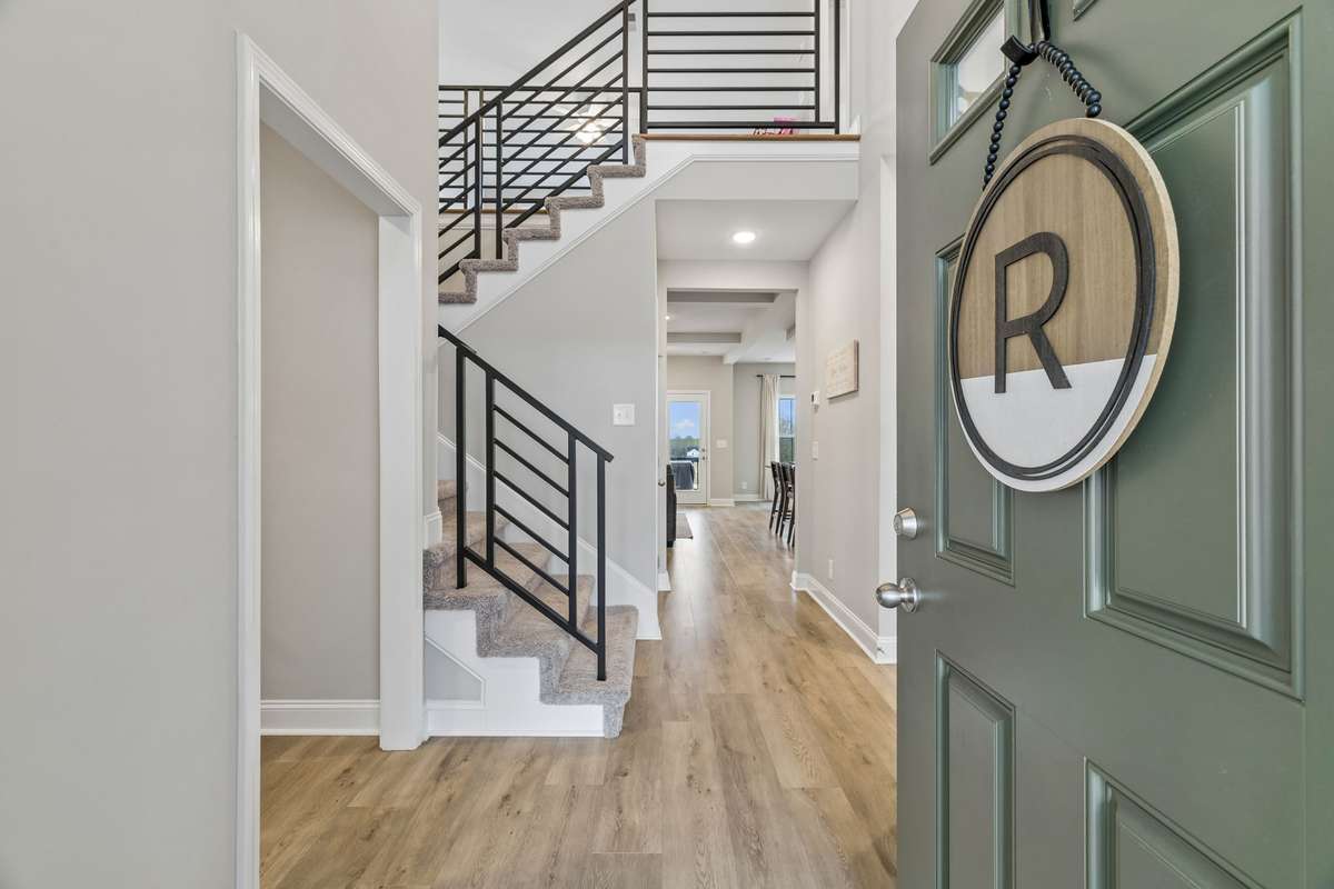 AN entrance! .. goes to the mud room/ garage or leads into living space!