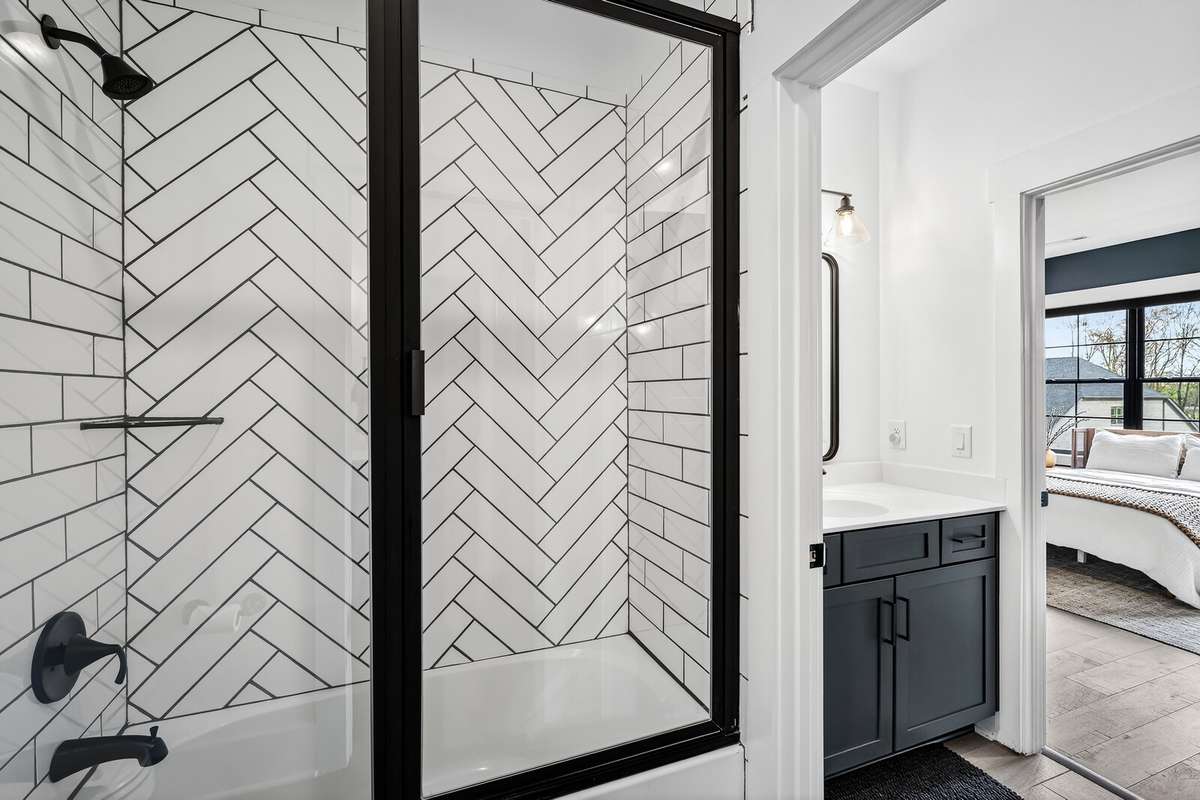 Upstairs Jack and Jill Bathroom