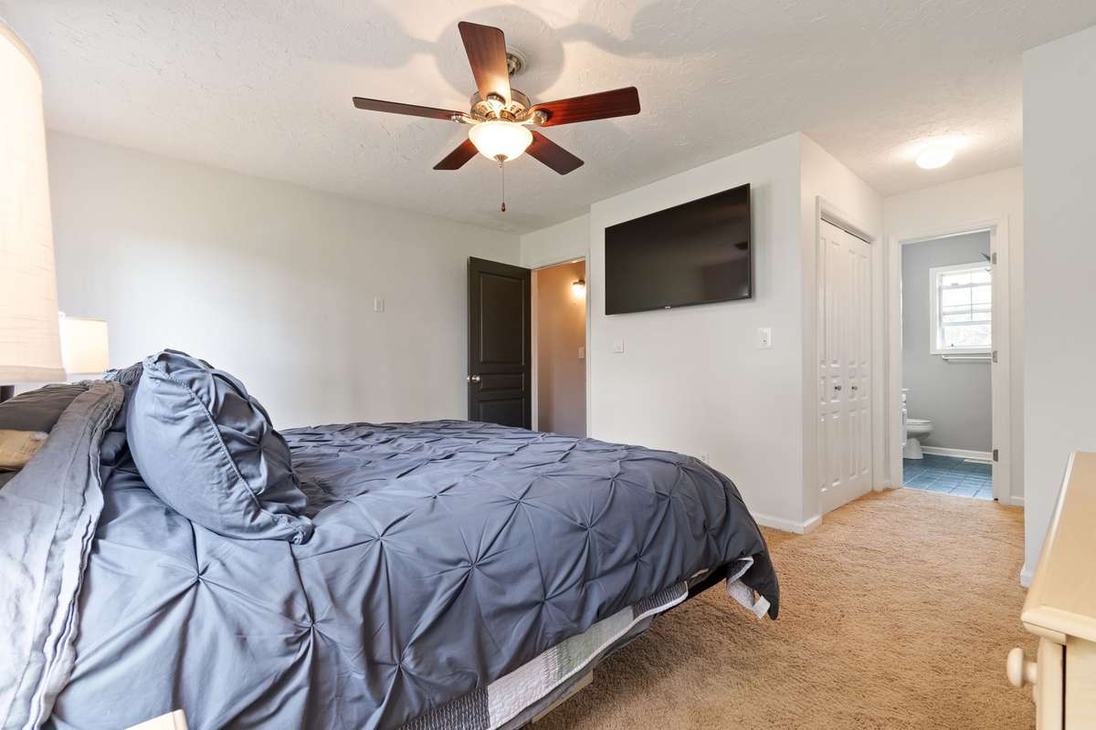 Enjoy the convenience of a private ensuite bathroom just steps from the bedroom.