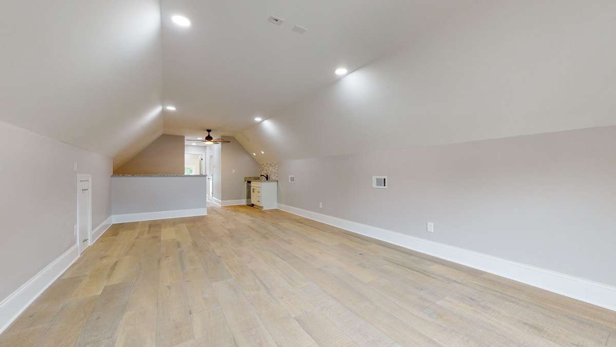 Newly finished Bonus room or 4th bedroom with a wet bar