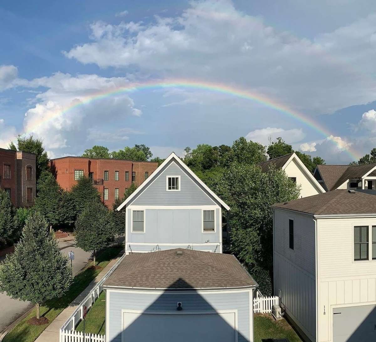 Rainbow from 3rd floor window