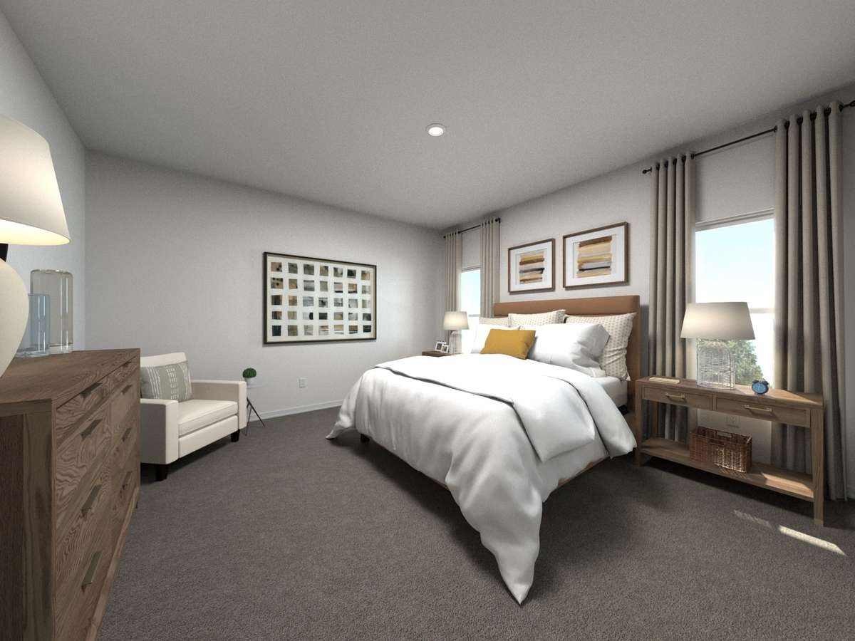 Photo is not of the actual home, but is an inspirational photo of builder’s model home and may depict options, furnishings, and/or decorator features that are not included