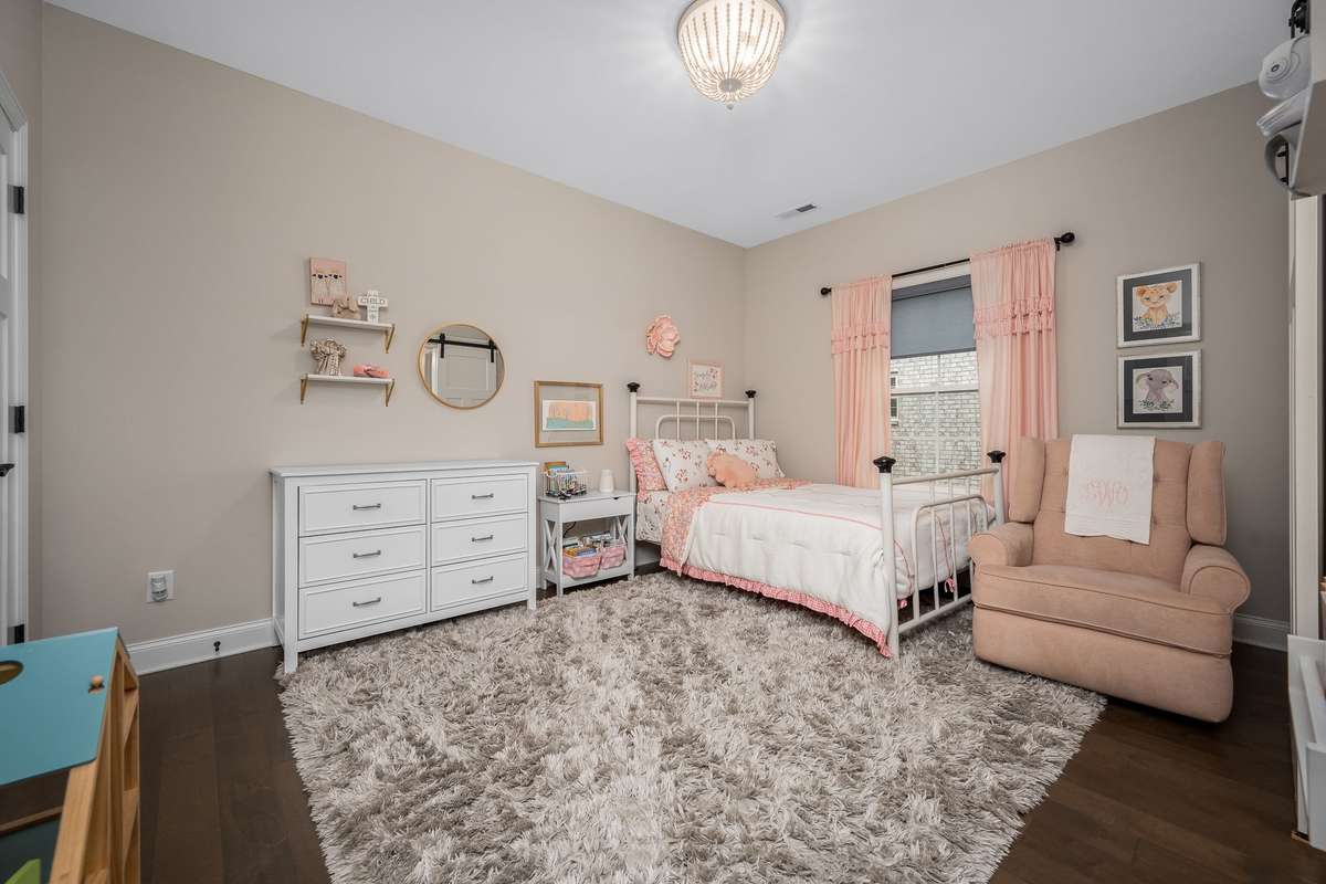 Second bedroom has large closet and private entrance to bathroom. Neutral walls and floor allow you to create what you need in this space.