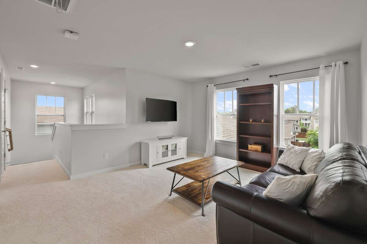 You'll enjoy large windows and recently added carpet