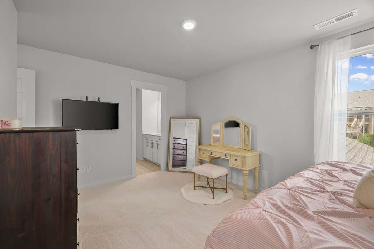 Recent carpet, paint and large windows