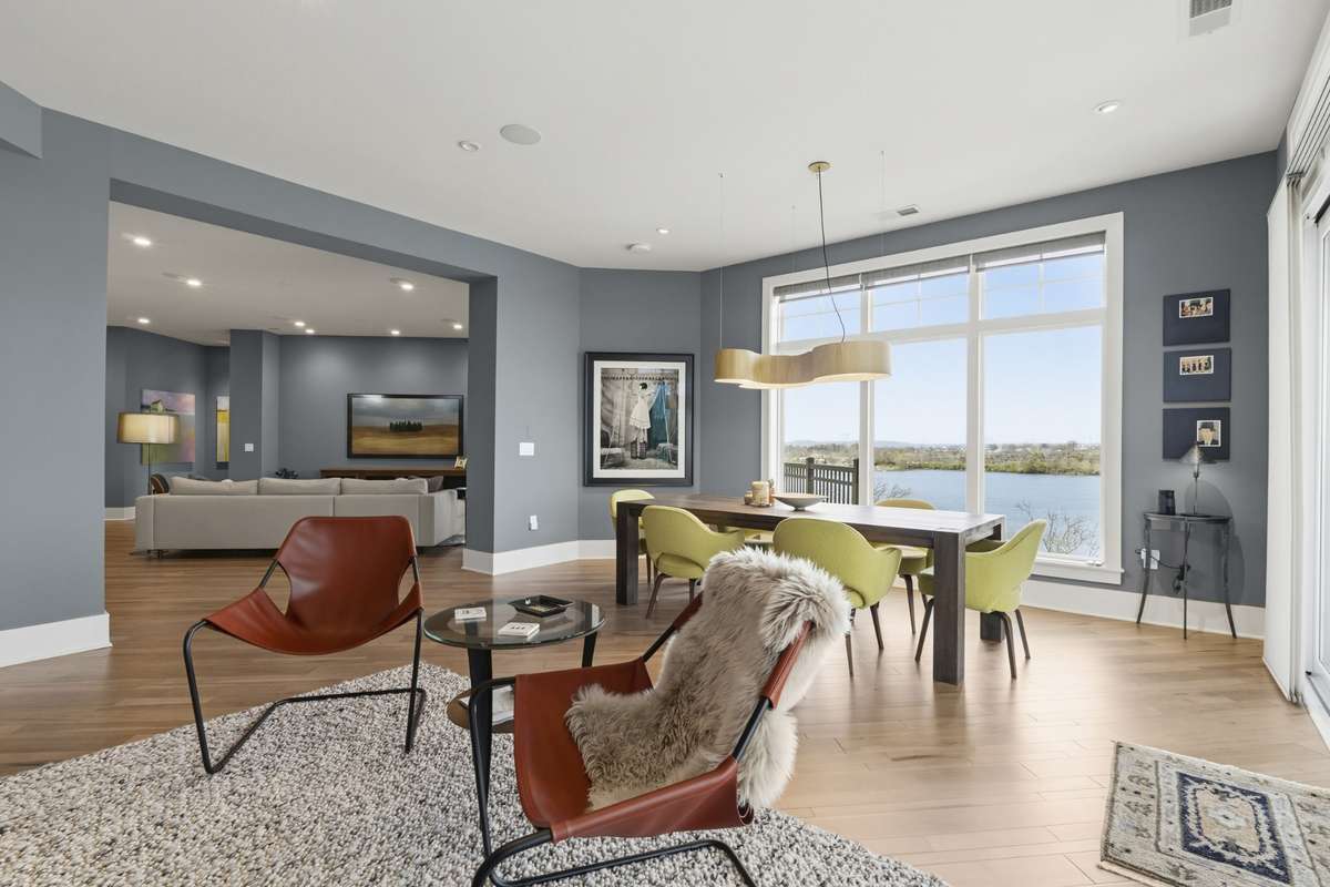 Open-concept design connects living, dining, and kitchen for effortless everday living.