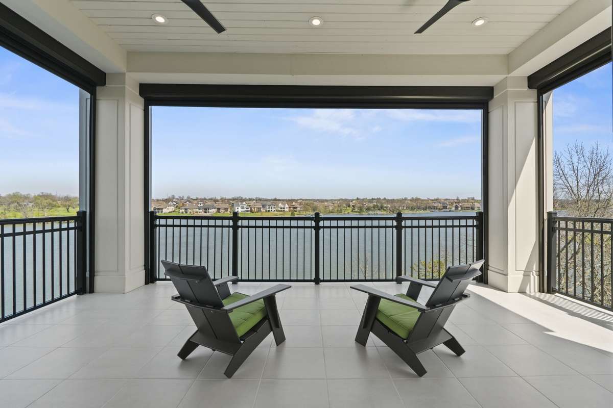 One of the private covered balcony with panoramic views...here's to your everyday retreat.