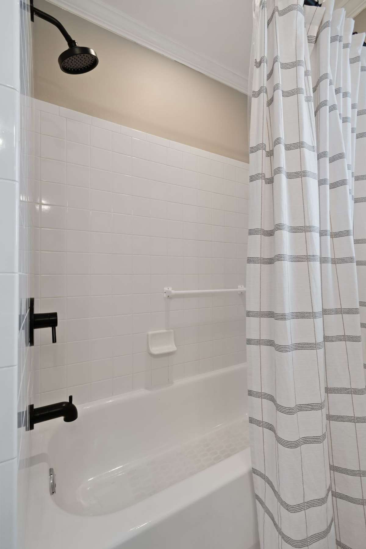 Tiled shower