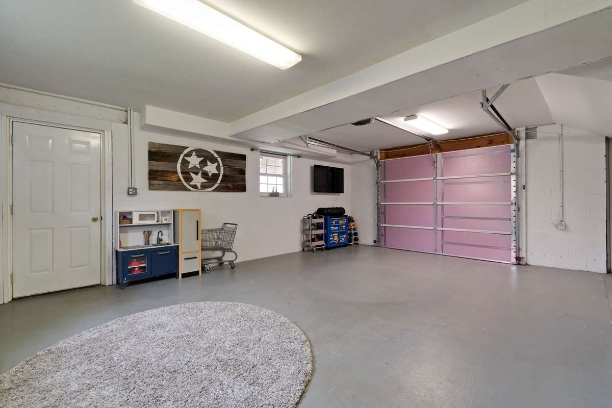 Functional insulated garage door