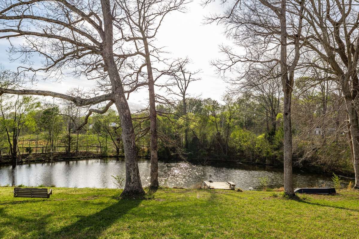 1 of 2 ponds, this one has the dock, let's go fishing!!!