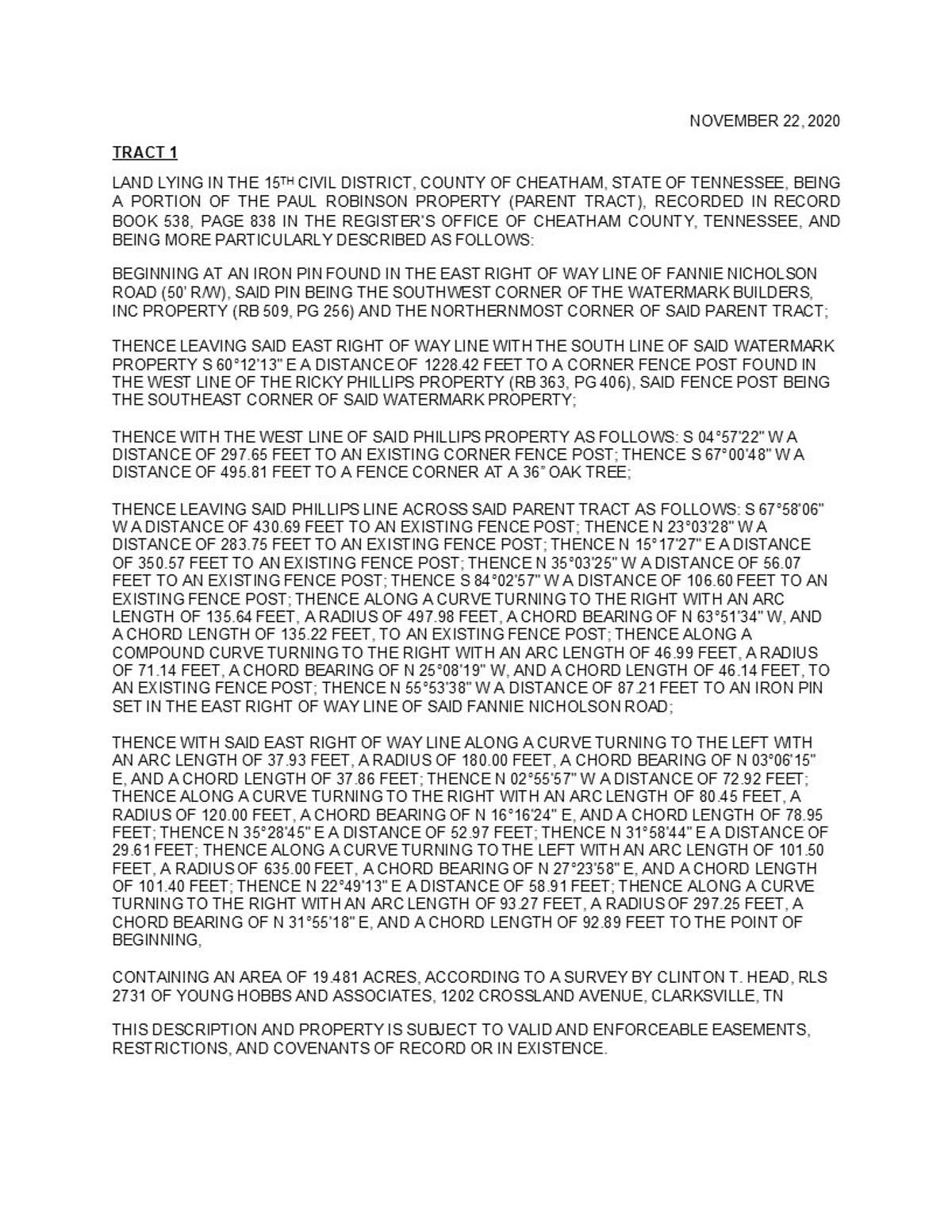Land Description