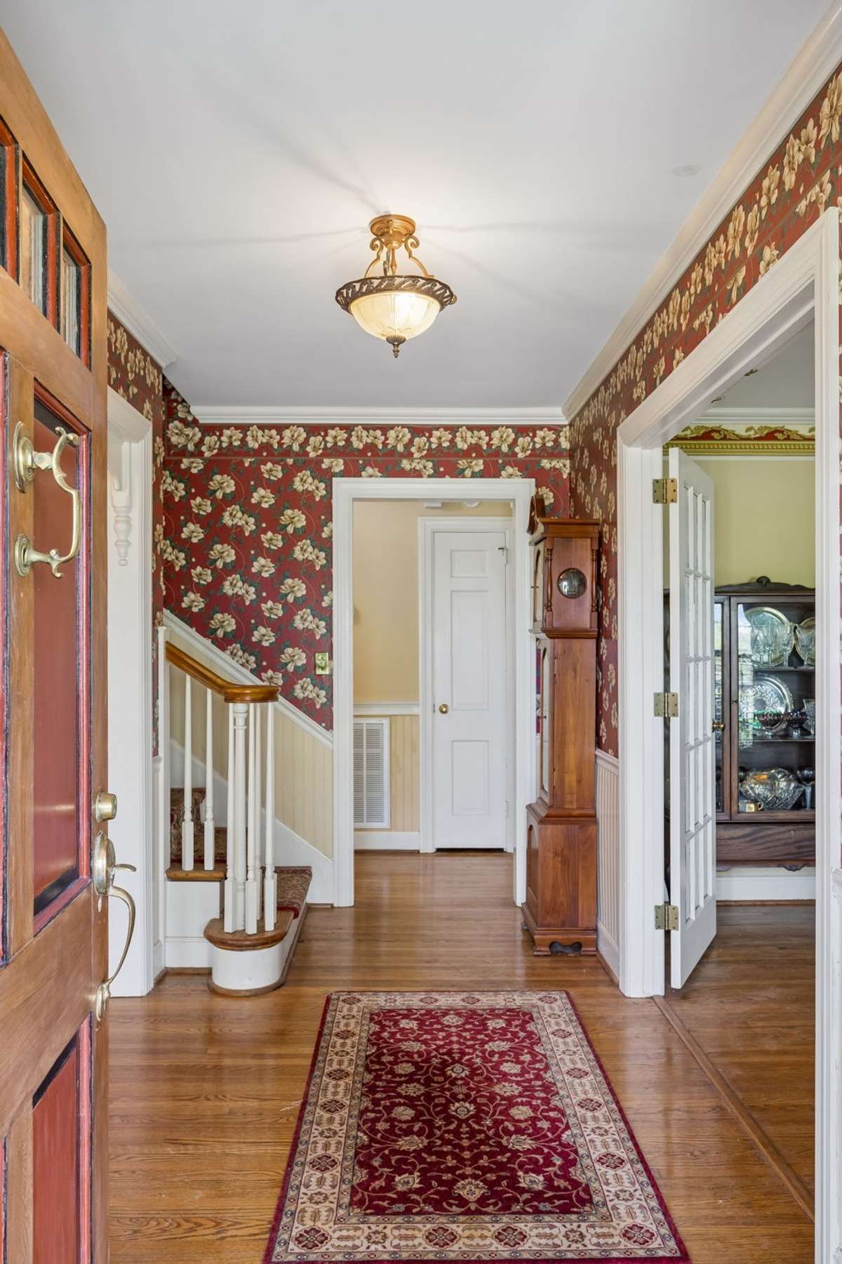View inside from front door.