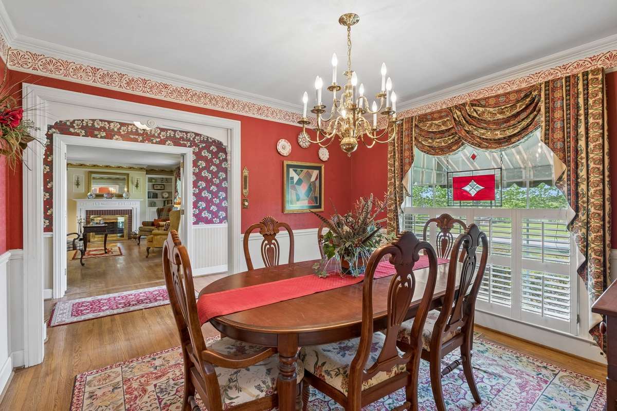 Formal dining room.