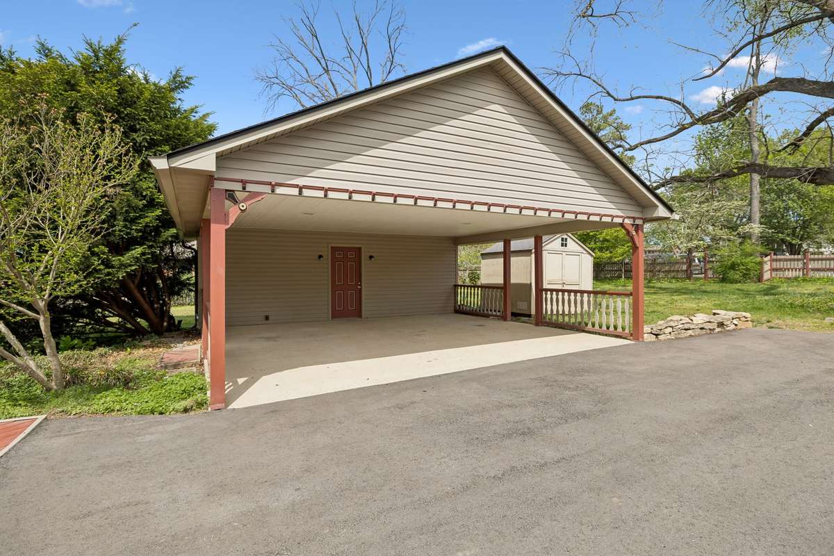 Custom carport.
