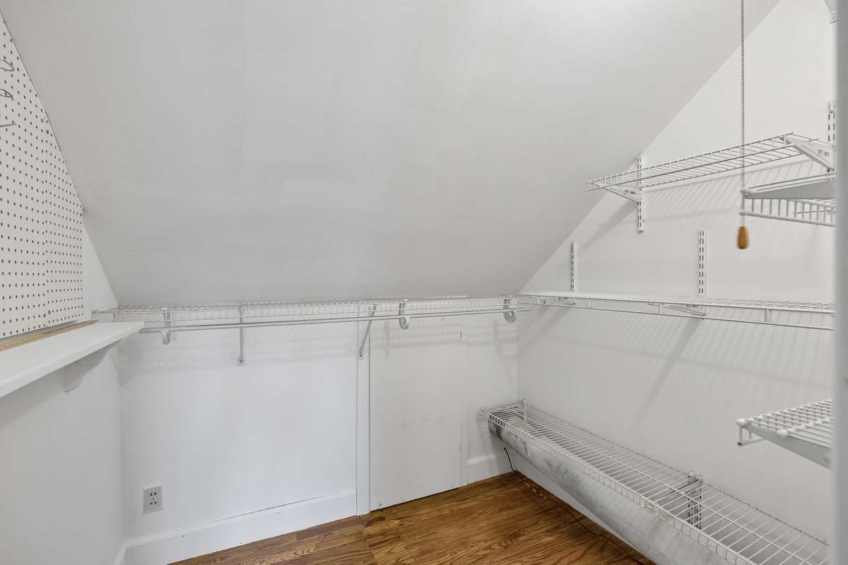Walk-in closet.