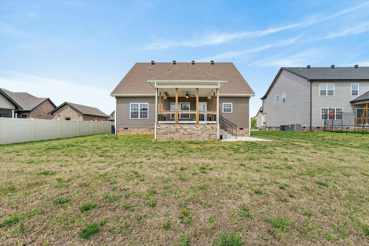 Expansive backyard offering plenty of space for outdoor activities