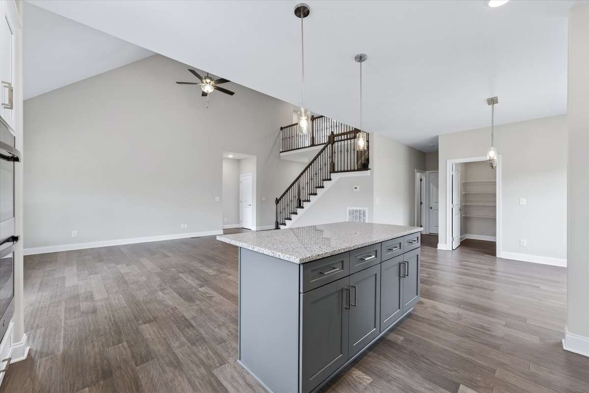 Seamless flow between living room and kitchen—perfect for entertaining
