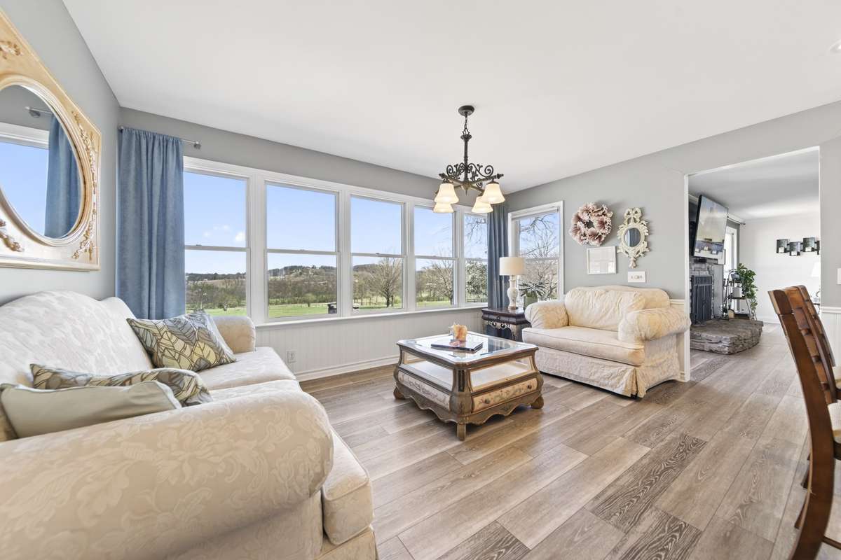 Sunroom off kitchen