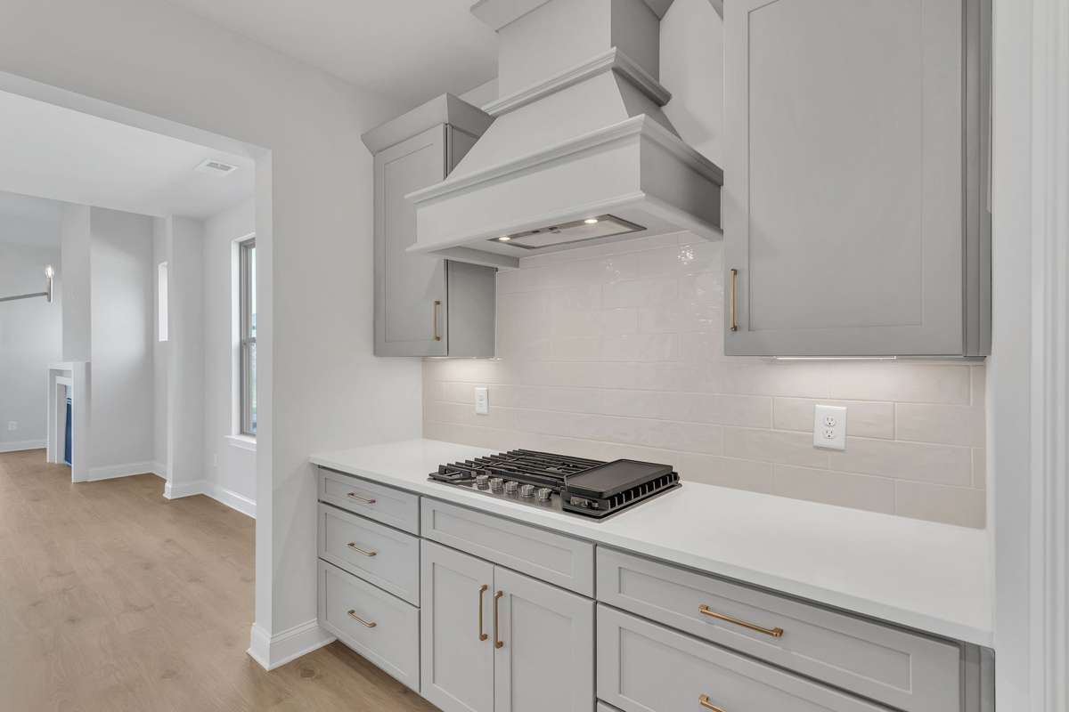gas cooktop with additional griddle plate