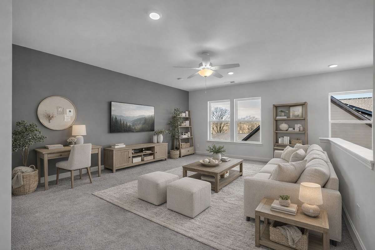 Virtually staged bonus room inspiration